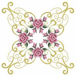 Pearl Roses Quilt 7 05 machine embroidery designs