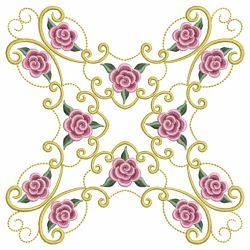 Pearl Roses Quilt 7 06 machine embroidery designs