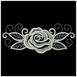 White Work Roses 3(Md) machine embroidery designs