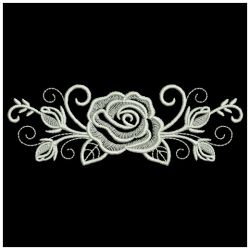 White Work Roses 3 04(Lg) machine embroidery designs