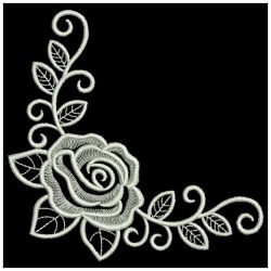 White Work Roses 3 06(Md) machine embroidery designs