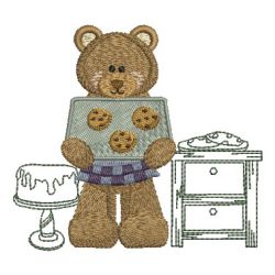 Kitchen Bear 02 machine embroidery designs