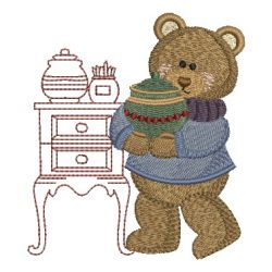 Kitchen Bear 04 machine embroidery designs