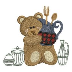 Kitchen Bear 05 machine embroidery designs