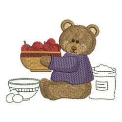 Kitchen Bear 06 machine embroidery designs