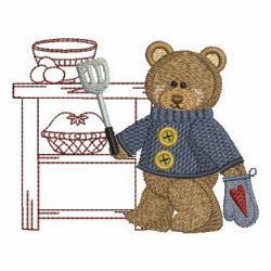 Kitchen Bear 07 machine embroidery designs