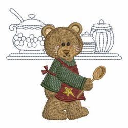 Kitchen Bear 08 machine embroidery designs