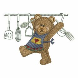 Kitchen Bear 09 machine embroidery designs