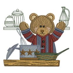 Kitchen Bear 10 machine embroidery designs