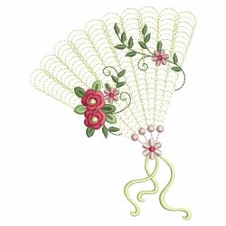 Rippled Rose Fans 03(Sm) machine embroidery designs