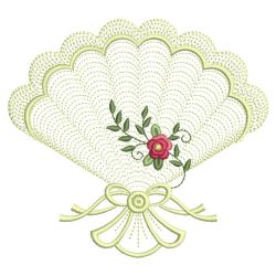 Rippled Rose Fans 05(Sm) machine embroidery designs
