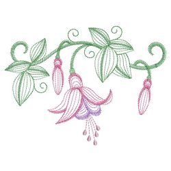 Rippled Bleeding Hearts 03(Md) machine embroidery designs