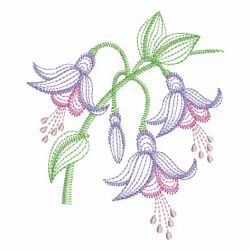 Rippled Bleeding Hearts 04(Lg) machine embroidery designs