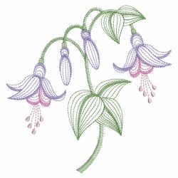 Rippled Bleeding Hearts 06(Md) machine embroidery designs