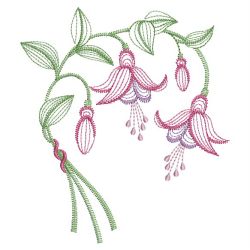 Rippled Bleeding Hearts 09(Md) machine embroidery designs