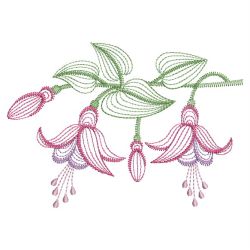 Rippled Bleeding Hearts 10(Md) machine embroidery designs