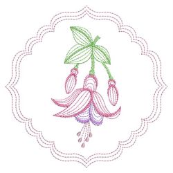 Rippled Bleeding Hearts 11(Sm) machine embroidery designs