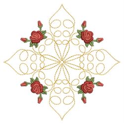 Red Roses Quilt(Sm) machine embroidery designs