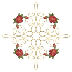 Red Roses Quilt 02(Lg) machine embroidery designs