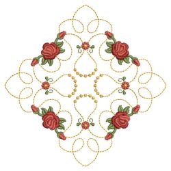 Red Roses Quilt 06(Md) machine embroidery designs