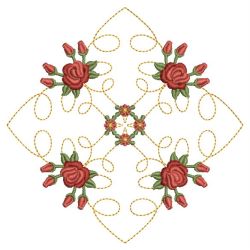 Red Roses Quilt 07(Sm) machine embroidery designs