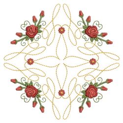 Red Roses Quilt 08(Lg) machine embroidery designs