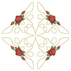 Red Roses Quilt 10(Sm) machine embroidery designs