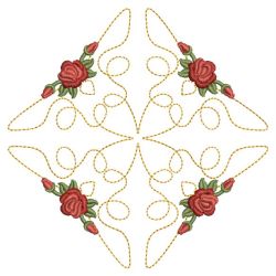 Red Roses Quilt 10(Sm)