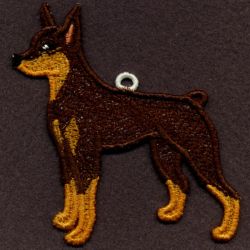 FSL Doberman machine embroidery designs