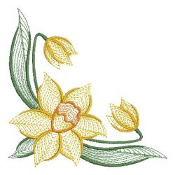 Daffodils 03(Lg) machine embroidery designs