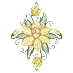 Daffodils 07(Md) machine embroidery designs