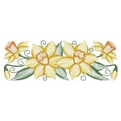 Daffodils 08(Md) machine embroidery designs