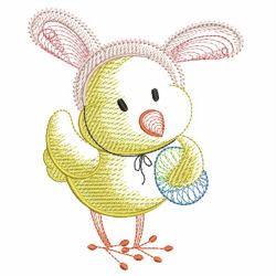 Easter Chick 01(Lg) machine embroidery designs