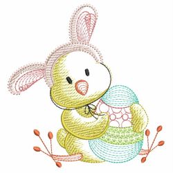 Easter Chick 05(Lg) machine embroidery designs