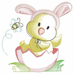 Easter Chick 08(Sm) machine embroidery designs
