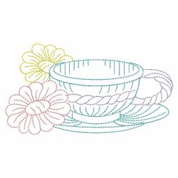 Vintage Tea Set 3 02(Lg) machine embroidery designs