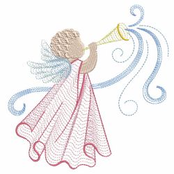 Rippled Little Angels 02(Md) machine embroidery designs