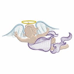 Rippled Little Angels 05(Lg) machine embroidery designs