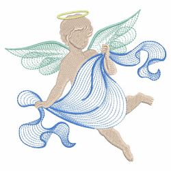 Rippled Little Angels 08(Md) machine embroidery designs