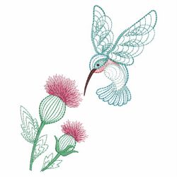 Rippled Hummingbirds 2(Lg) machine embroidery designs