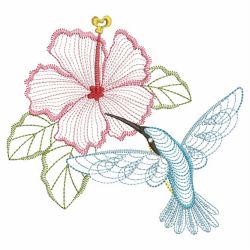 Rippled Hummingbirds 2 03(Sm) machine embroidery designs