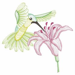 Rippled Hummingbirds 2 06(Md) machine embroidery designs