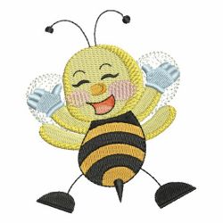 Spring Time Bee 05 machine embroidery designs