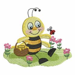 Spring Time Bee 10 machine embroidery designs