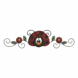 Ladybug Borders 06(Lg) machine embroidery designs