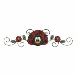 Ladybug Borders 06(Md) machine embroidery designs