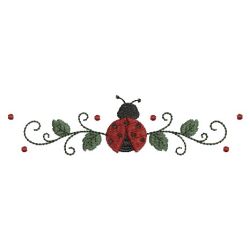 Ladybug Borders 07(Lg) machine embroidery designs