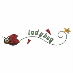 Ladybug Borders 09(Md) machine embroidery designs