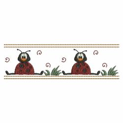 Ladybug Borders 10(Md) machine embroidery designs