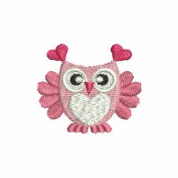 Mini Baby Owls machine embroidery designs